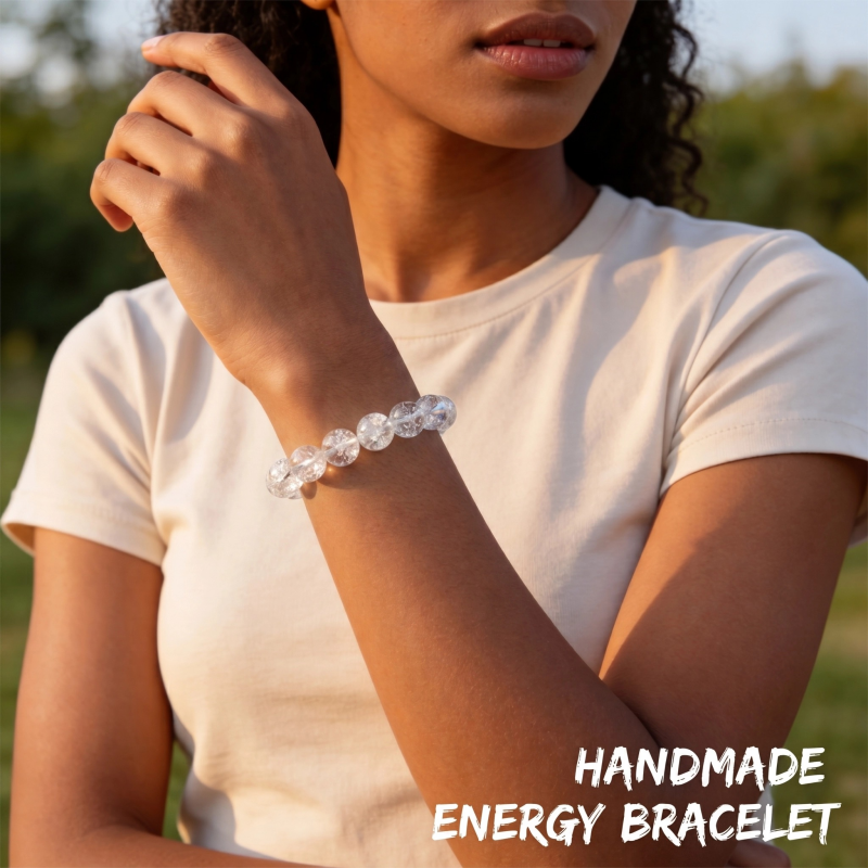 Clear Quartz Bracelet | Natural Crystal Bracelet for Clarity & Everyday Wear
