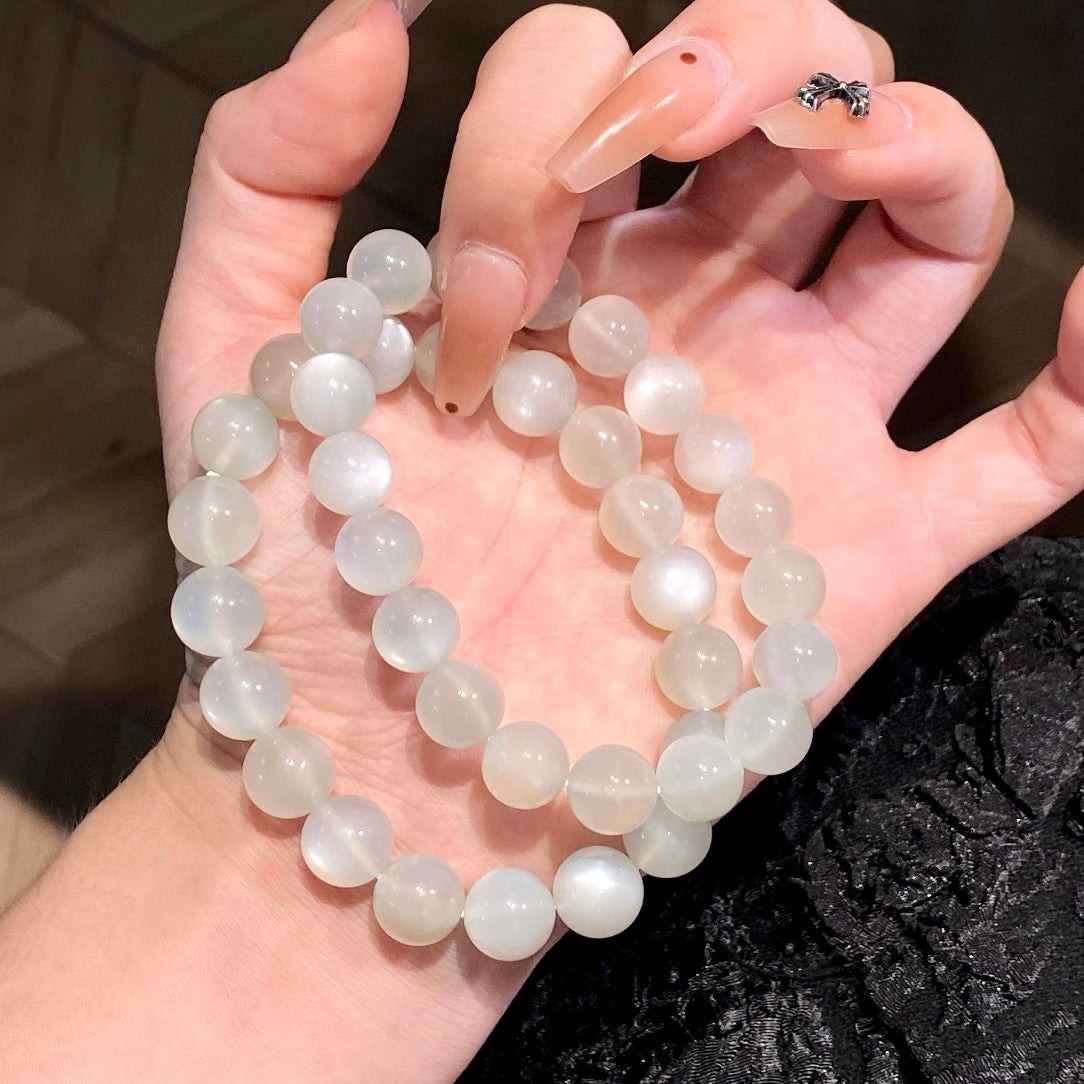 White Moonstone Intentional Energy Bracelet