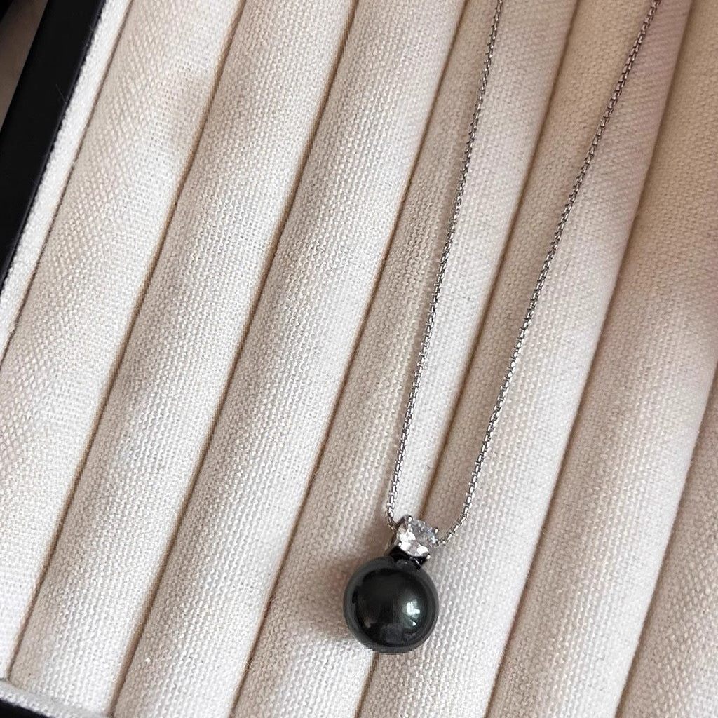 Black Obsidian 10mm Bracelet Necklace | 925 Sterling Silver Energy Jewelry for Protection & Grounding
