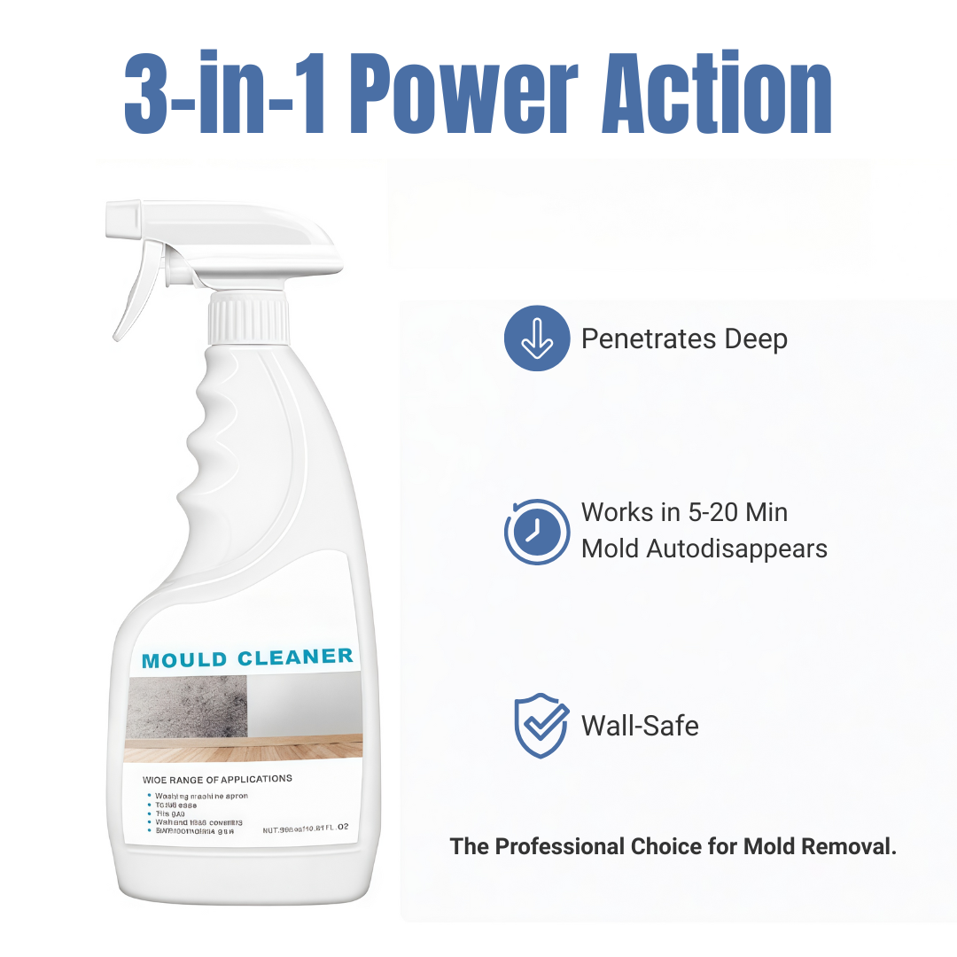 Dolpure Mold & Mildew Remover Spray - Professional Strength Cleaner for Bathroom, Wall, Tile & Grout | With Natural Lysozyme | No Scrubbing Needed, 500ml