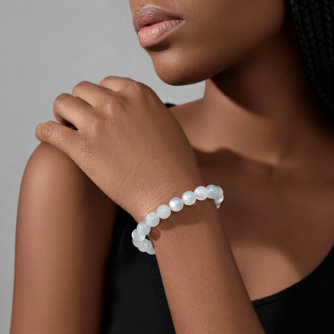 Moonstone Bracelet | Natural Crystal Bracelet for Calm & Everyday Wear