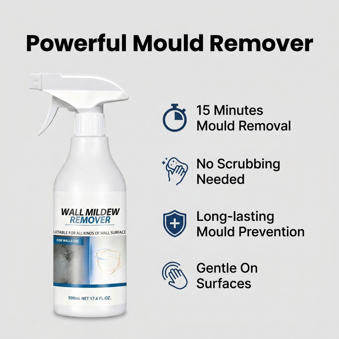 Dolpure Professional Mold Remover Spray - Fast-Acting Deep Stain Cleaner for Bathroom & Wall