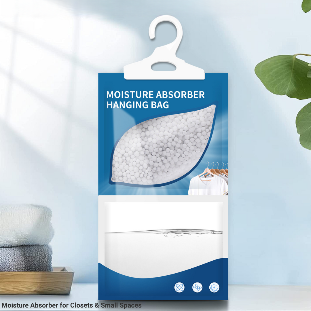Dolpure Hanging Moisture Absorber Bags | Leak-Proof, Visible Collection | 12 Pack, 500ml