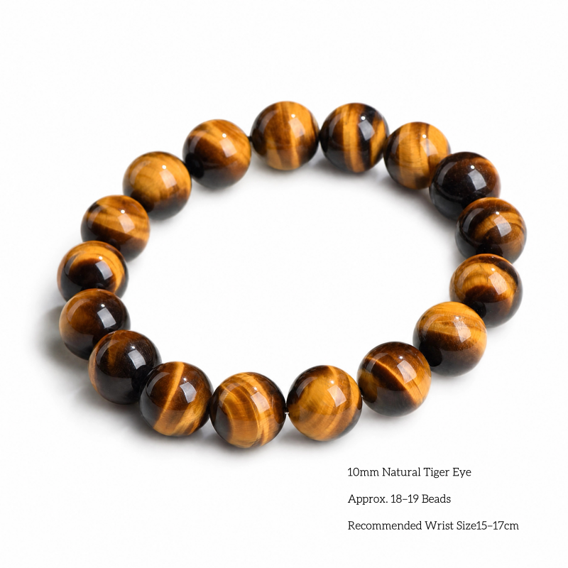 Tiger Eye Bracelet | Natural Crystal Bracelet for Confidence & Everyday Wear