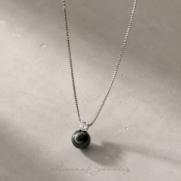 Black Obsidian 10mm Bracelet Necklace | 925 Sterling Silver Energy Jewelry for Protection & Grounding