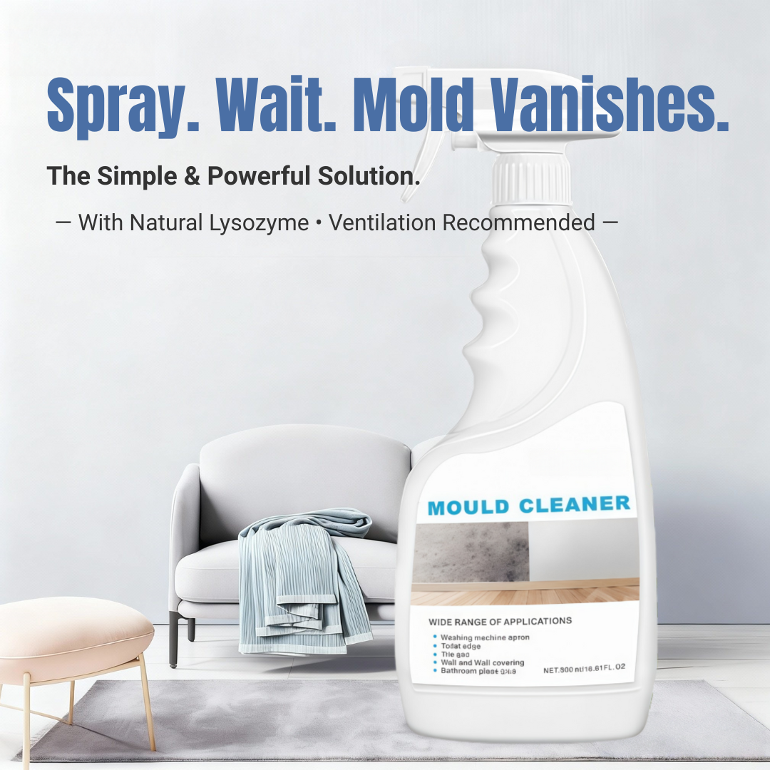 Dolpure Mold & Mildew Remover Spray - Professional Strength Cleaner for Bathroom, Wall, Tile & Grout | With Natural Lysozyme | No Scrubbing Needed, 500ml