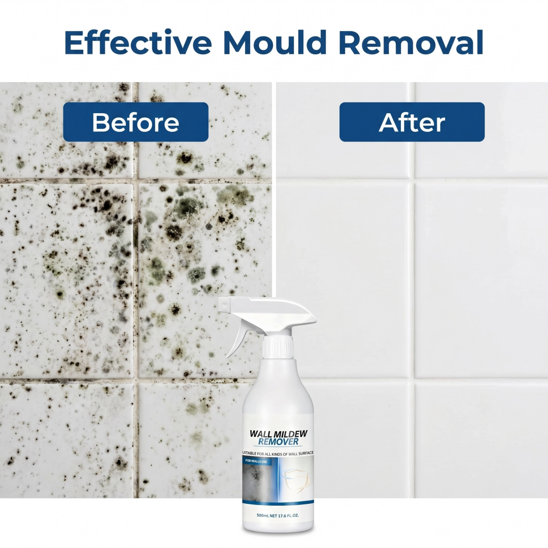 Dolpure Professional Mold Remover Spray - Fast-Acting Deep Stain Cleaner for Bathroom & Wall